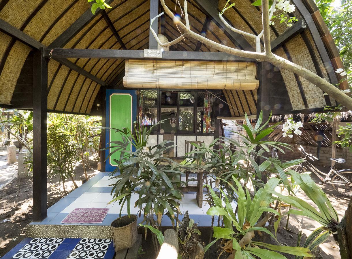 Woodstock Gili - Garden And Bungalows Hotell Gili Trawangan Exteriör bild