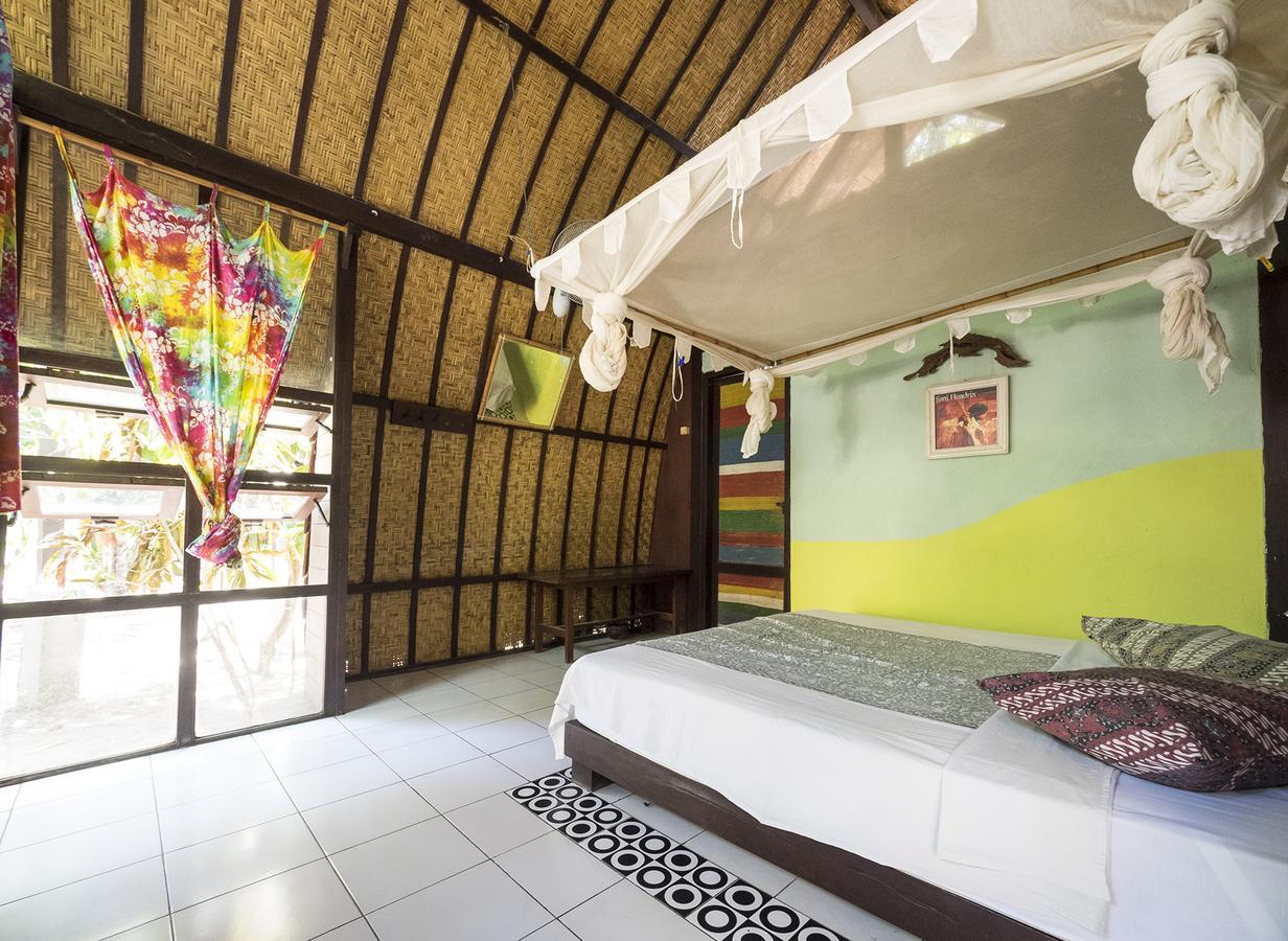 Woodstock Gili - Garden And Bungalows Hotell Gili Trawangan Exteriör bild